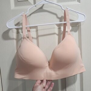 Honeydew 40C‎ Lightly Lined Wireless Bra Peach Smooth Stretch Everyday Comfort